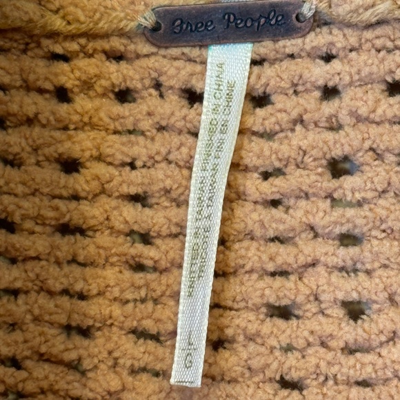 FP | Be Yours Chunky Open Knit Cowl Neck Long Dolman Sleeve Slouchy Sweater - Picture 12 of 14